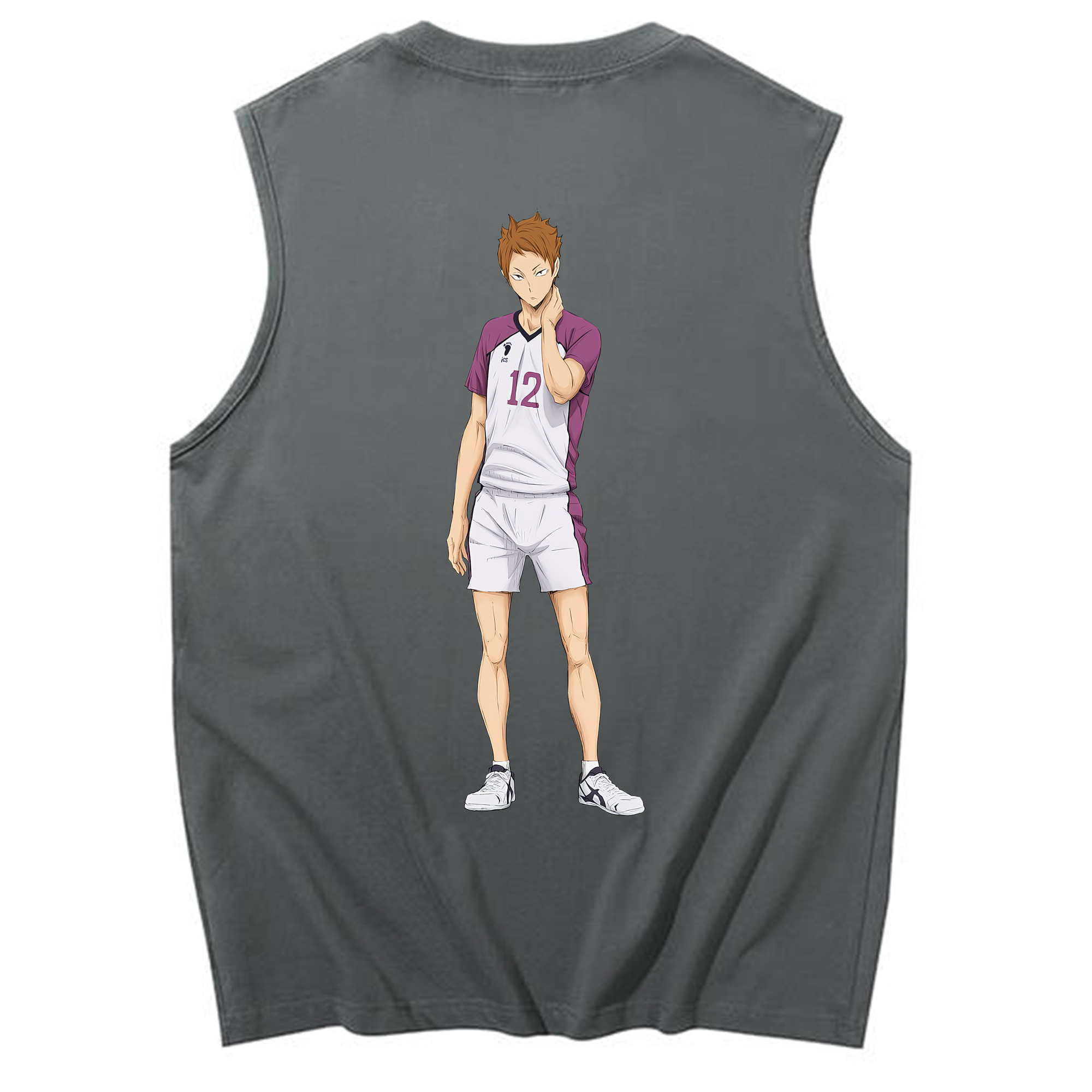 （画像用） ハイキュー!! Haikyu!! コットン100％タンクトップ（背面プリント）